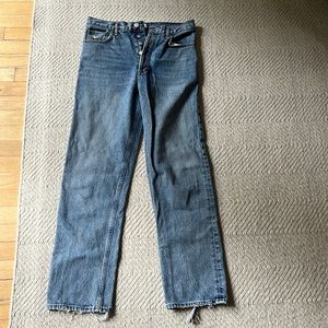 AGOLDE 90's Pinch Waist High Rise Straight Jeans